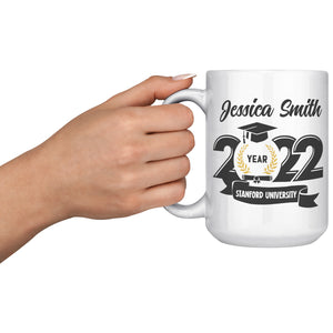 Personalized Graduation Mug With The Name Of The University 2022