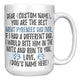 Personalized Great Pyrenees Dog Dad Coffee Mug, Great Pyrenees Owner Men Gifts