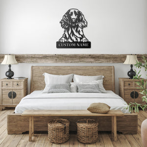 Personalized Irish Setter Metal Sign, Dog Owner Wall Art, Memorial Gift