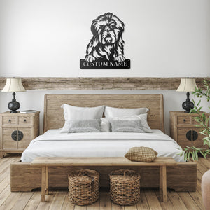 Personalized Irish Wolfhound  Metal Sign, Dog Owner Wall Art, Memorial Gift