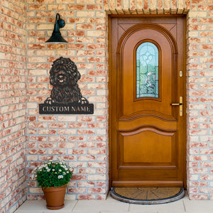 Personalized Labradoodle Metal Sign, Dog Owner Wall Art, Memorial Gift