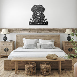 Personalized Maltese Metal Sign, Dog Owner Wall Art, Memorial Gift