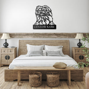 Personalized Pekingese Metal Sign, Dog Owner Wall Art, Memorial Gift