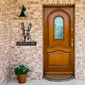 Personalized Pharaoh Hound Metal Sign, Dog Owner Wall Art, Memorial Gift