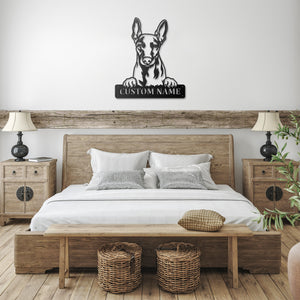 Personalized Pharaoh Hound Metal Sign, Dog Owner Wall Art, Memorial Gift