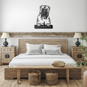 Personalized Shar Pei  Metal Sign, Dog Owner Wall Art, Memorial Gift