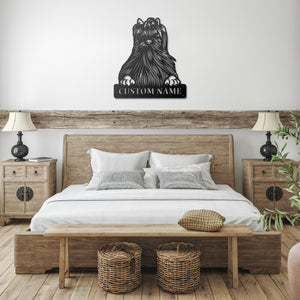 Personalized Yorkshire Terrier Metal Sign, Dog Owner Wall Art, Memorial Gift