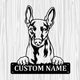 Personalized Pharaoh Hound Metal Sign, Dog Owner Wall Art, Memorial Gift