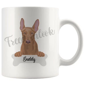 Personalized Pharaoh Hound Dog Mom Dad Mug, Funny Dog Owner Gift