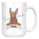 Personalized Pharaoh Hound Dog Mom Dad Mug, Funny Dog Owner Gift