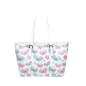 Butterflies Leather Tote Bags - Freedom Look