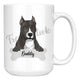 Personalized Pitbull Dog Mom Dad Mug, Funny Dog Owner Gift