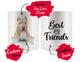 Personalized Pitbull Dog Rescue Mom Dad Mug, Best Dog Owner Gift