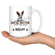 Personalized Podenco Dog Mom Dad Mug, Custom Dog's Name Gift