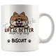 Personalized Pomeranian Dog Mom Dad Mug, Custom Dog's Name Gift