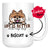 Personalized Pomeranian Dog Mom Dad Mug, Custom Dog's Name Gift