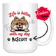 Personalized Pomeranian Dog Mom Dad Mug, Custom Dog's Name Gift