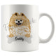 Personalized Pomeranian Dog Mom Dad Mug, Funny Dog Owner Gift