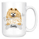Personalized Pomeranian Dog Mom Dad Mug, Funny Dog Owner Gift