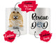 Personalized Pomeranian Dog Rescue Mom Dad Mug, Best Dog Owner Gift