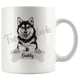 Personalized Pomsky Dog Mom Dad Mug, Funny Dog Owner Gift