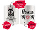 Personalized Pomsky Dog Rescue Mom Dad Mug, Best Dog Owner Gift