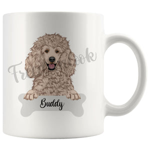 Personalized Portuguese Sheepdog Dog Mom Dad Mug, Funny Dog Owner Gift