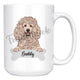 Personalized Portuguese Sheepdog Dog Mom Dad Mug, Funny Dog Owner Gift