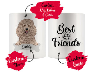 Personalized Portuguese Sheepdog Dog Rescue Mom Dad Mug, Best Dog Owner Gift