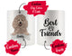 Personalized Portuguese Sheepdog Dog Rescue Mom Dad Mug, Best Dog Owner Gift