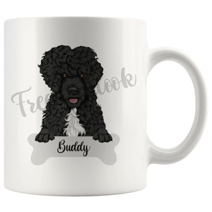 Personalized Portuguese Water Dog Dog Mom Dad Mug, Funny Dog Owner Gift