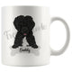 Personalized Portuguese Water Dog Dog Mom Dad Mug, Funny Dog Owner Gift