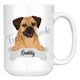 Personalized Puggle Dog Mom Dad Mug, Funny Dog Owner Gift