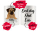 Personalized Puggle Dog Mom Dad Mug, Best Dog Owner Gift