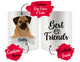Personalized Puggle Dog Rescue Mom Dad Mug, Best Dog Owner Gift