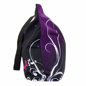 Red & Purple Butterfly Soft Foldable Shopping Bag - Freedom Look