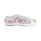 High & Low Top Canvas Women's Shoes - Purple Butterflies - Freedom Look