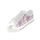 High & Low Top Canvas Women's Shoes - Purple Butterflies - Freedom Look