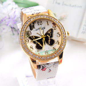NEW Butterfly Genuine Leather Watch - Freedom Look