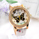NEW Butterfly Genuine Leather Watch - Freedom Look