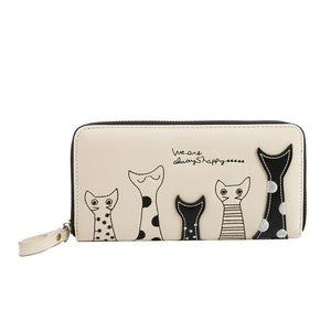 Cat Cartoon Women Wallet - Freedom Look