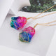 Rainbow Natural Stone Necklace - Freedom Look