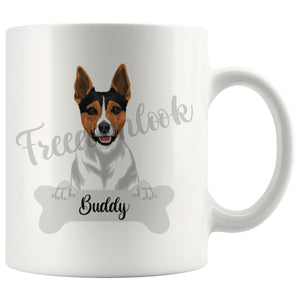 Personalized Rat Terrier Dog Mom Dad Mug, Funny Dog Owner Gift