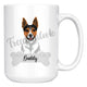 Personalized Rat Terrier Dog Mom Dad Mug, Funny Dog Owner Gift