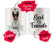Personalized Rat Terrier Dog Rescue Mom Dad Mug, Best Dog Owner Gift