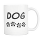 Best Dog Auntie Coffee Mug - Dog Aunt With Paws Mug - Greatest Auntie Ever - Great Gift For Aunt (11 oz) - Freedom Look