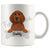 Personalized Redbone Coonhound Dog Mom Dad Mug, Funny Dog Owner Gift