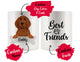 Personalized Redbone Coonhound Dog Rescue Mom Dad Mug, Best Dog Owner Gift