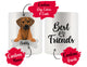 Personalized Rhodesian Ridgeback Dog Rescue Mom Dad Mug, Best Dog Owner Gift