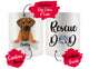 Personalized Rhodesian Ridgeback Dog Rescue Mom Dad Mug, Best Dog Owner Gift